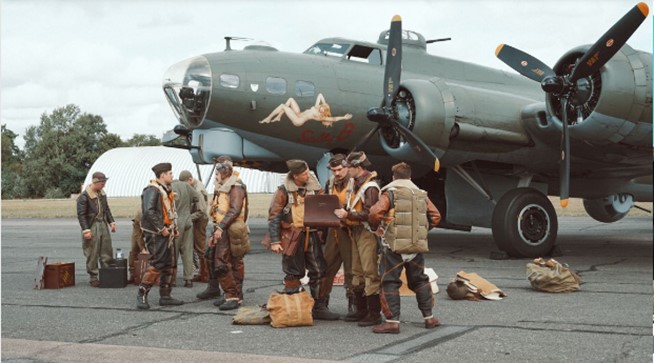 Picture2 2 - The Gold Pennies being parachuted out of an original WWII Dakota