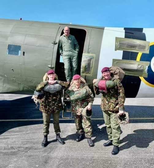 Unknown 1a - The Gold Pennies being parachuted out of an original WWII Dakota