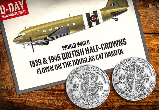 cert lifestyle v2 - Recreating History – The Coins Flown on an Original D-Day Dakota Aircraft