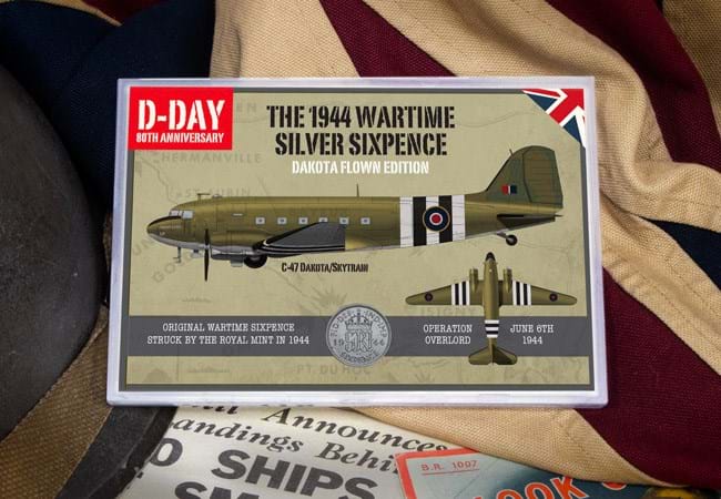 dakota d day 80th anniversary collector frame lifestyle1 - Recreating History – The Coins Flown on an Original D-Day Dakota Aircraft