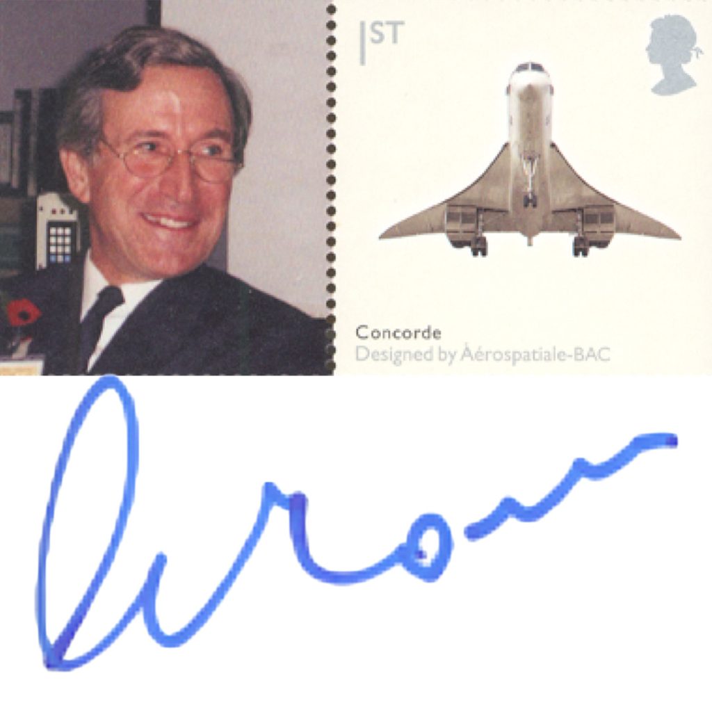 Pilot and signature Colin Morris 1024x1024 - Bringing Aviation History Home &#8211; The Concorde Signed Frames