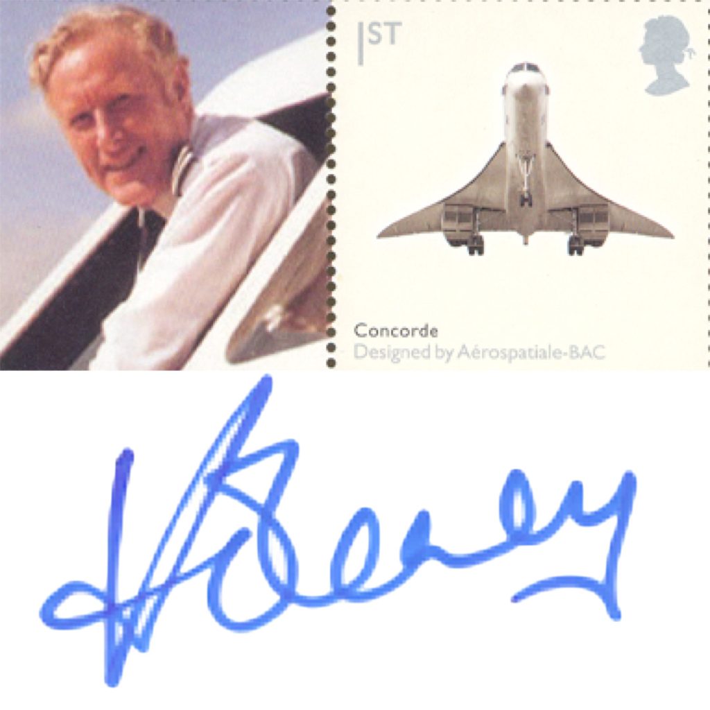 Pilot and signature David Leney 1024x1024 - Bringing Aviation History Home &#8211; The Concorde Signed Frames