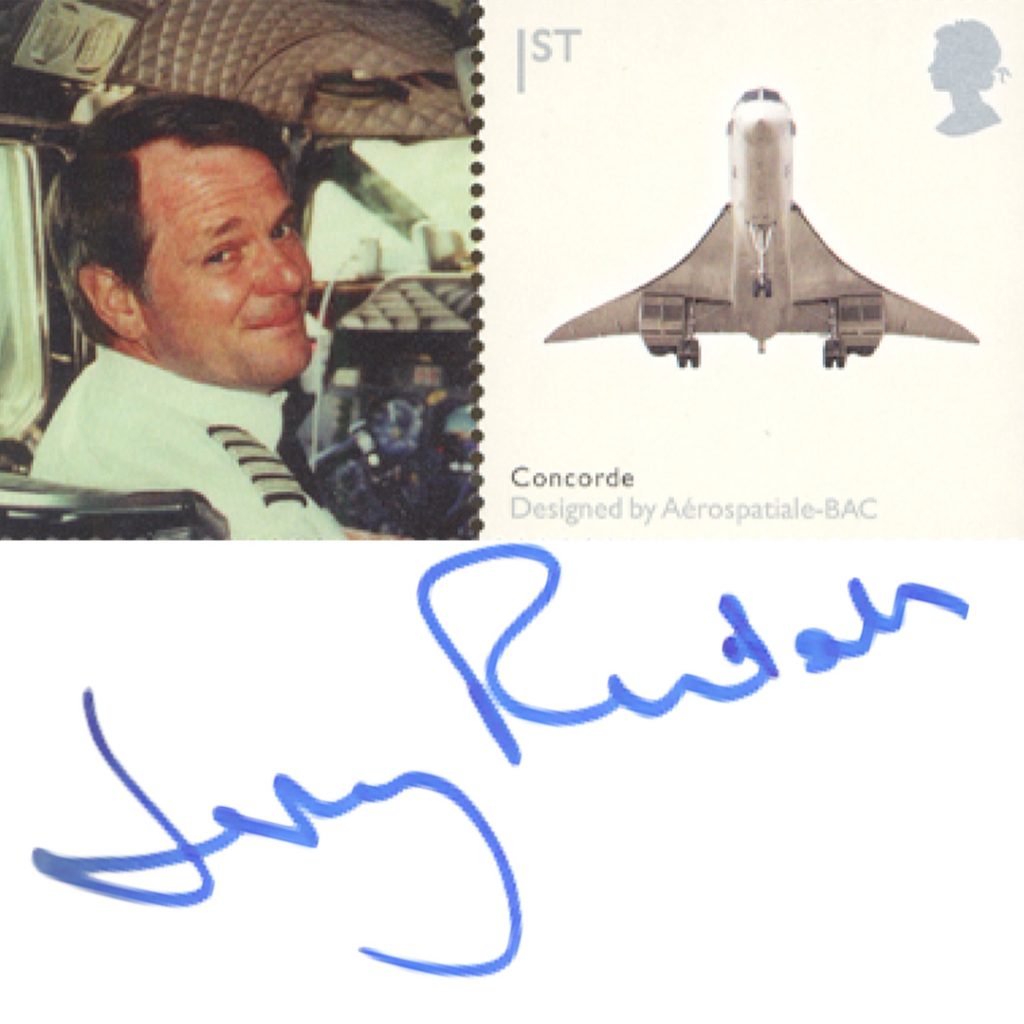 Pilot and signature Jeremy Randall 1024x1024 - Bringing Aviation History Home &#8211; The Concorde Signed Frames