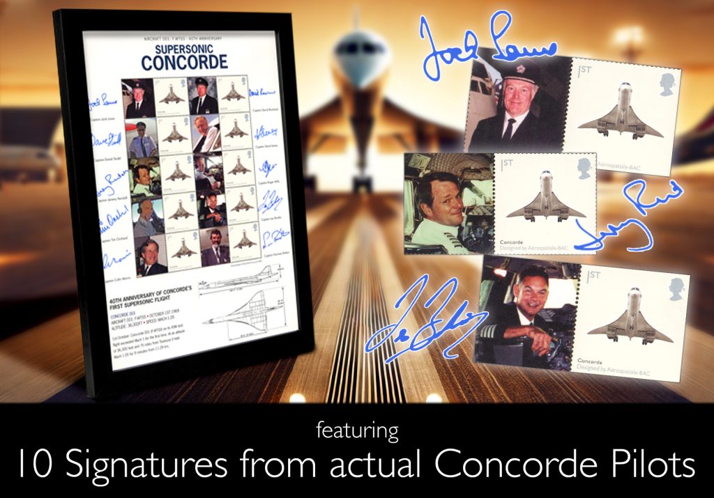 blog image 1 1024x715 - Bringing Aviation History Home &#8211; The Concorde Signed Frames
