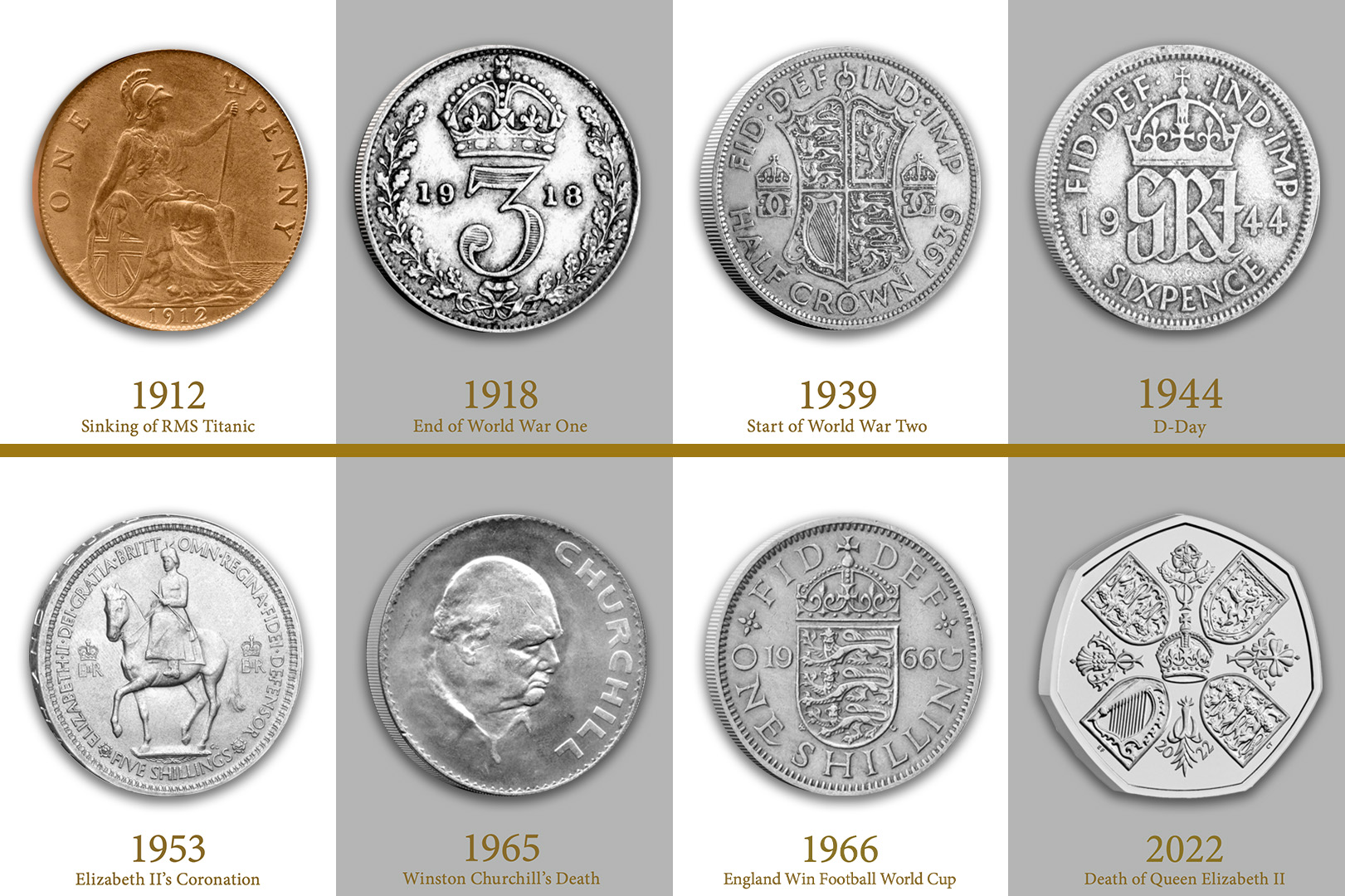 Historic Britain coin collection Slideable 2 - Step Back in Time: The Ultimate Historic Coin Collection