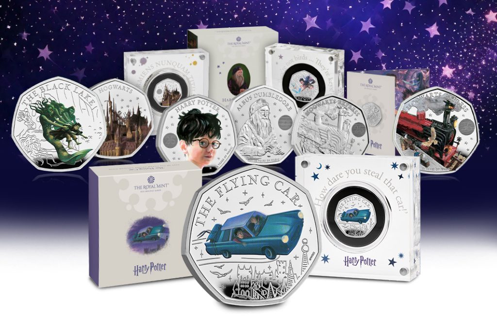 harry potter 50p coin range 1024x660 - The World of Harry Potter UK 50p Coin Series ⚡