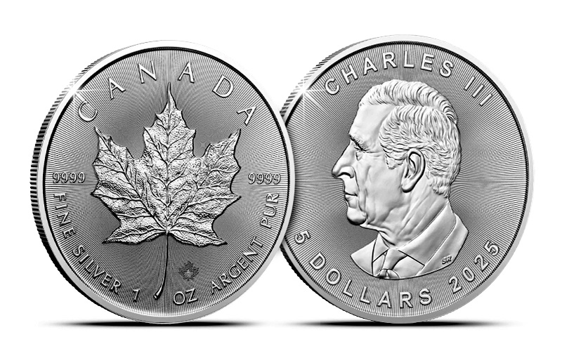 2025 Canadian Maple leaf - 2025 Silver Flagship Coins of the World