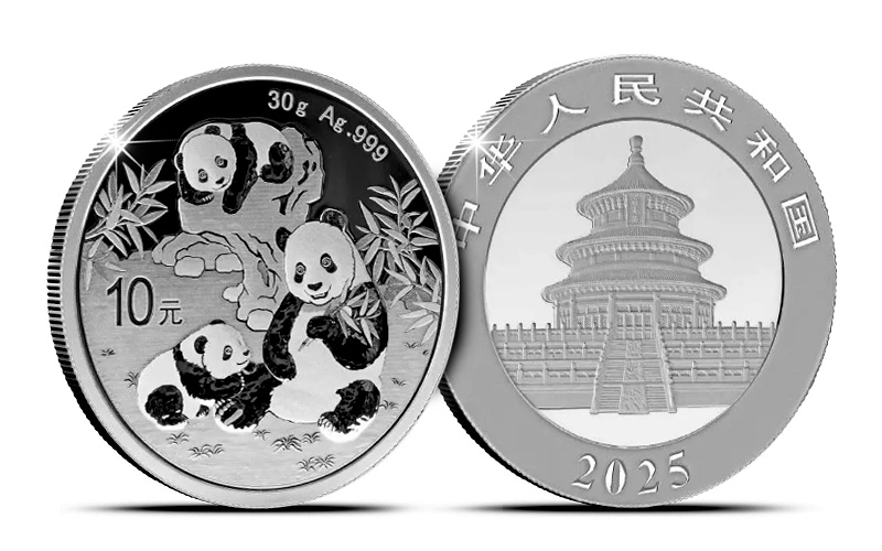 2025 Panda coin - 2025 Silver Flagship Coins of the World