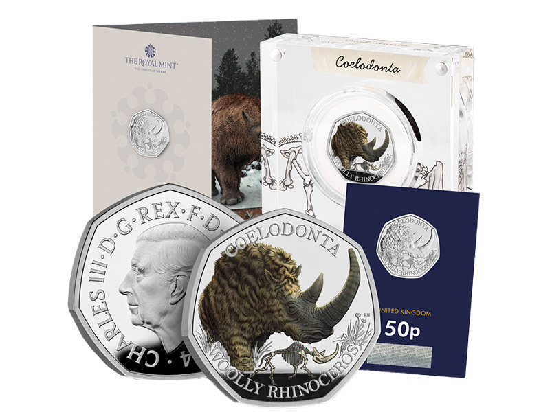 Blog prod image Rhino - Explore the Ice Age Giants 50p series