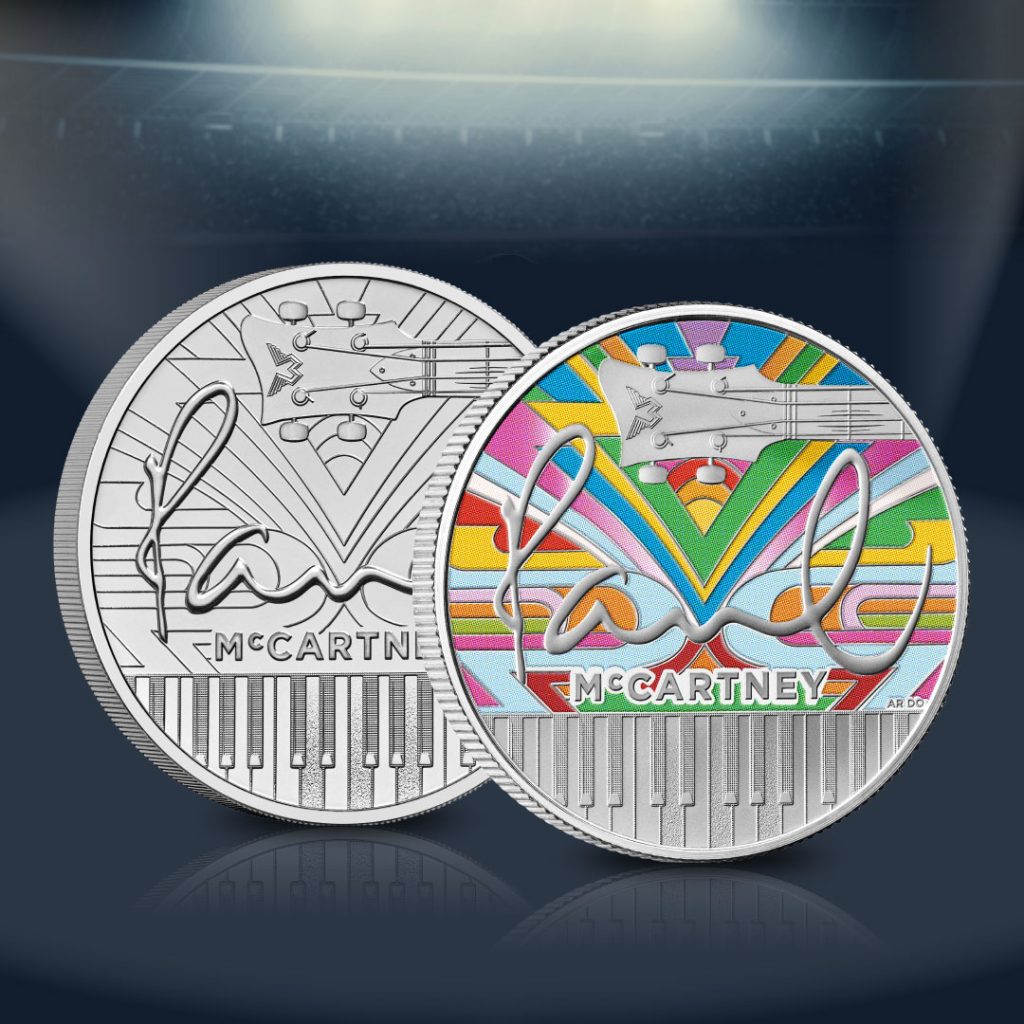 DN 2024 music legends Paul McCartney BU 5 Silver Colour 1oz social media 1024x1024 - Sir Paul McCartney Makes Headlines with New Brand new UK £5 Coin