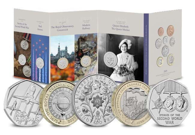 2025 annual commemorative set product images - 2025 UK Annual Coin Sets: Available Now!