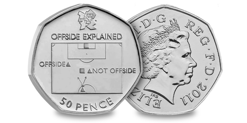 Olympic Football 50p 2011 - UK&#8217;s Rarest 50p Coins