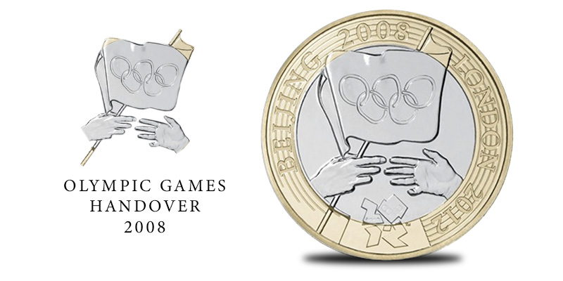 Olympic Games Handover 2008 rare 2 - Rarest £2 Coins in the UK