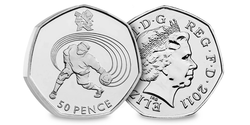 Olympic Goalball 50p 2011 - UK&#8217;s Rarest 50p Coins