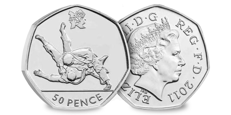 Olympic Judo 50p 2011 - UK&#8217;s Rarest 50p Coins