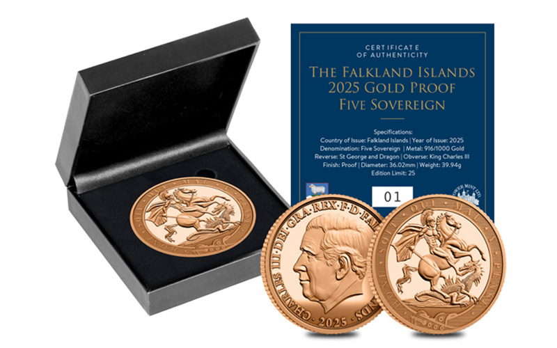 first ever falklands island gold 5 sovereign - Announcing the First-Ever Falkland Islands Sovereign Collection!