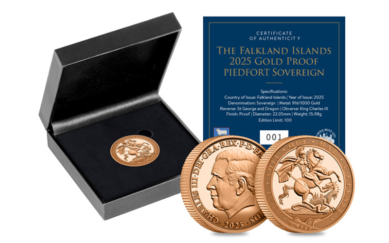 first ever falklands island gold piedfort sovereign - Announcing the First-Ever Falkland Islands Sovereign Collection!