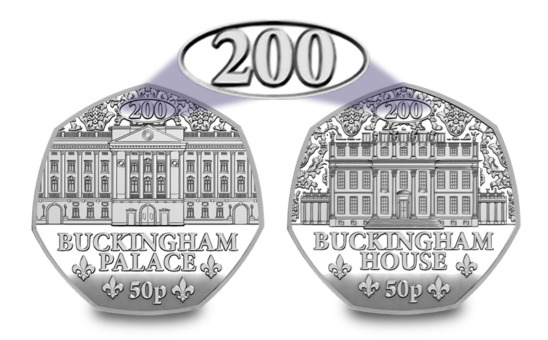 jersey royal residences buckingham palace silver 50p coins privvy mark - Introducing the 2025 Royal Residences 50p Collection