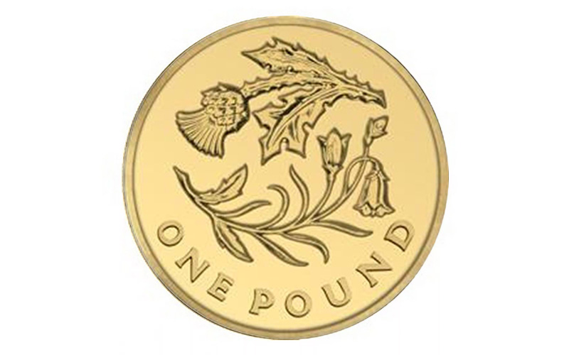 rare 1 thistle and bluebell 2014 - The Rarest £1 Coins &#8211; Still in circulation