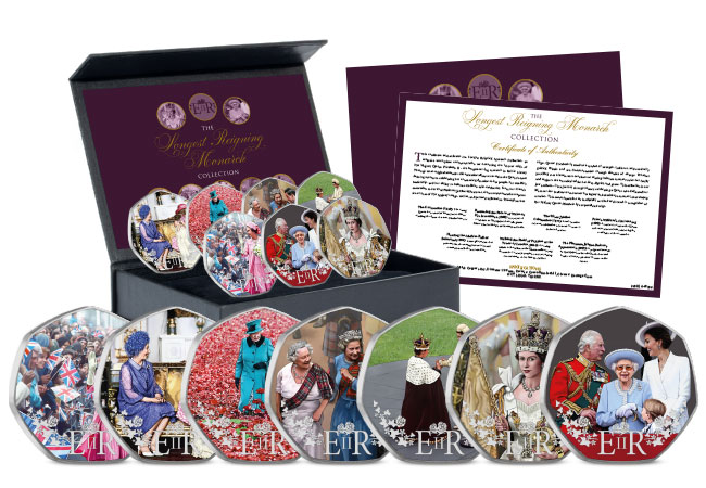 DN 2025 Longest Reigning Monarch Heptagonal Collection product images 11 - Celebrating Queen Elizabeth II: The Longest Reigning Monarch Collection