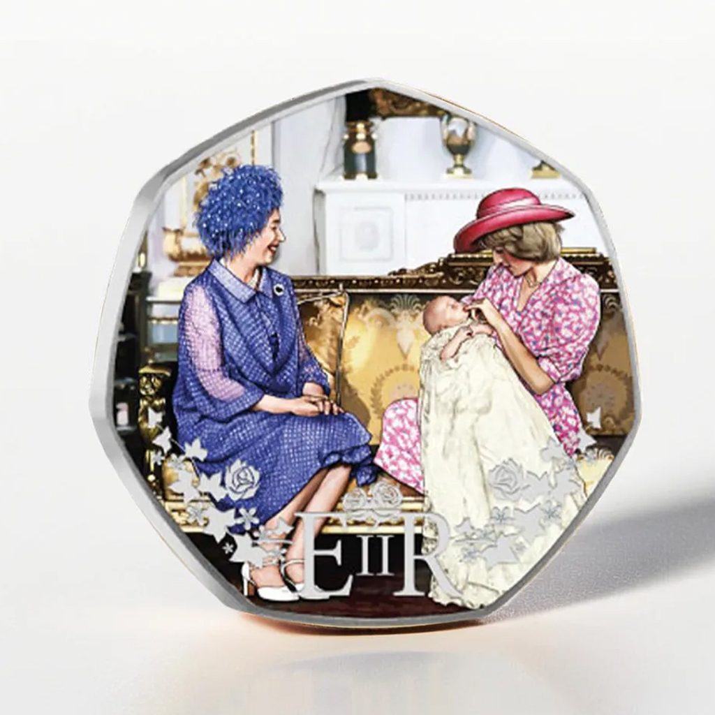 Prince Williams Christening 1982 Longest Reigning Monarch Heptagonal Collection 1024x1024 - Celebrating Queen Elizabeth II: The Longest Reigning Monarch Collection