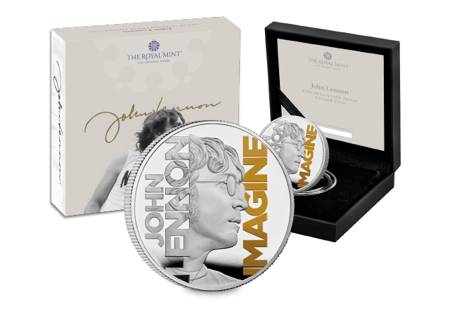 UK 2025 John Lennon Coin Range digital assets DY 8 - Brand New UK John Lennon Coin