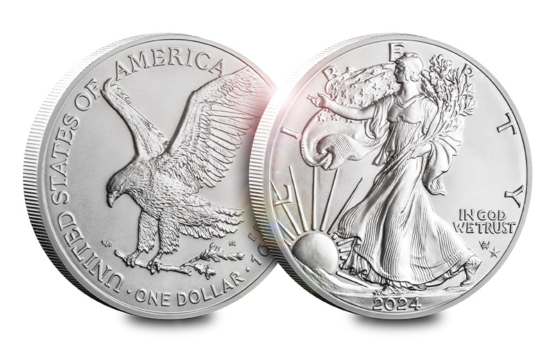 US 2024 Silver Eagle 1oz Bullion - The Rarest Silver Eagle