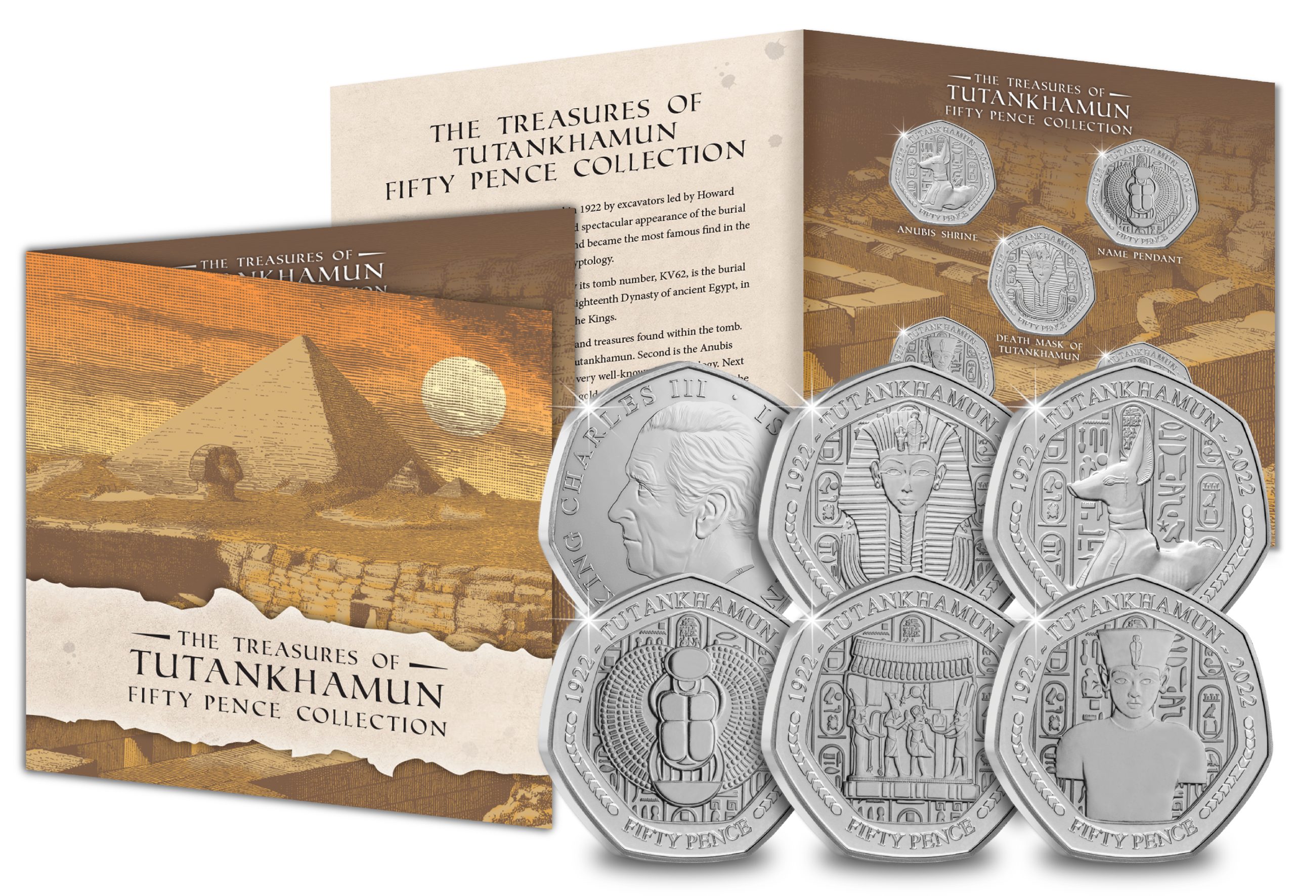 The Coins That Nearly Didn’t Exist: The Unique Story Behind the Tutankhamun Treasures 50p Set AT Tutankhamun British Isles 50ps Images V2 18 scaled - The Coins That Nearly Didn’t Exist: The Unique Story Behind the Tutankhamun Treasures 50p Set