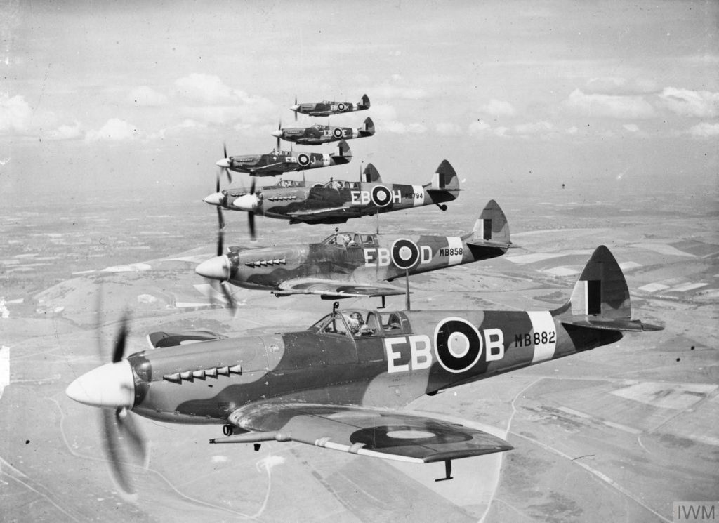 The Spitfire: Birth of a British Aviation Icon Supermarine Spitfire F Mk XIIs of 41 Sqn 1024x745 - The Spitfire: Birth of a British Aviation Icon