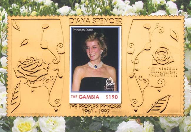 cl diana stamp 2 - Princess Diana Collectables: Honouring the People&#8217;s Princess