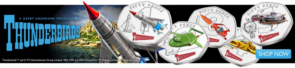 2025 thunderbird bu colour 50p takeover banner 1024x236 - The World&#8217;s First Thunderbirds 50p Coins