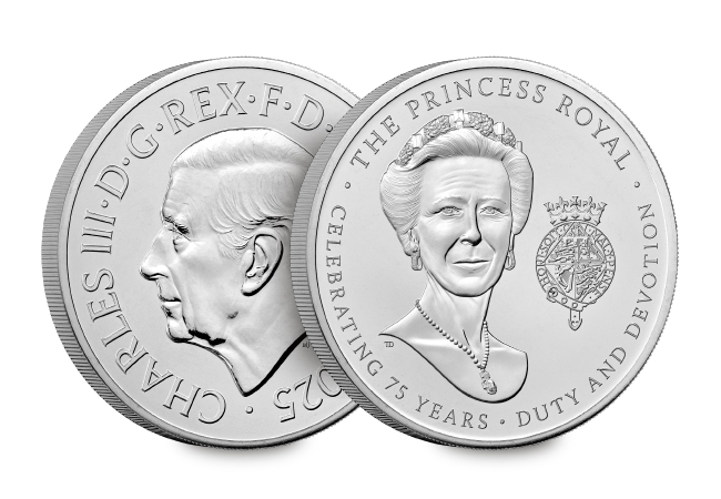 UK 2025 Princess Anne 75th Coin Range Product Page images DY 1 - A Royal Milestone: The First-Ever UK Coin Honouring The Princess Royal