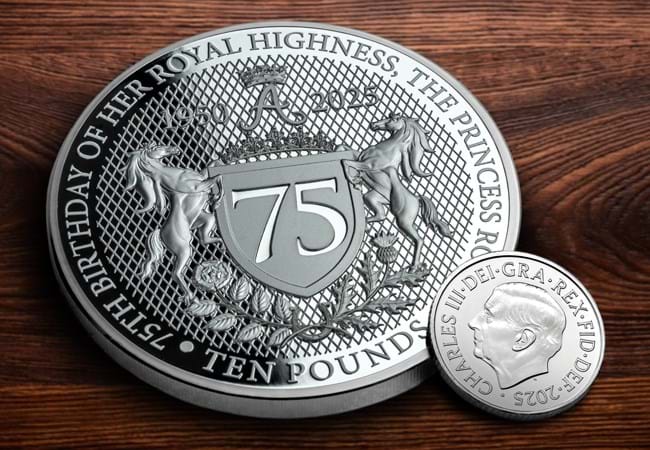 princess anne 2025 75th birthday silver 5oz coin - Princess Anne’s 75th Birthday Coin Range