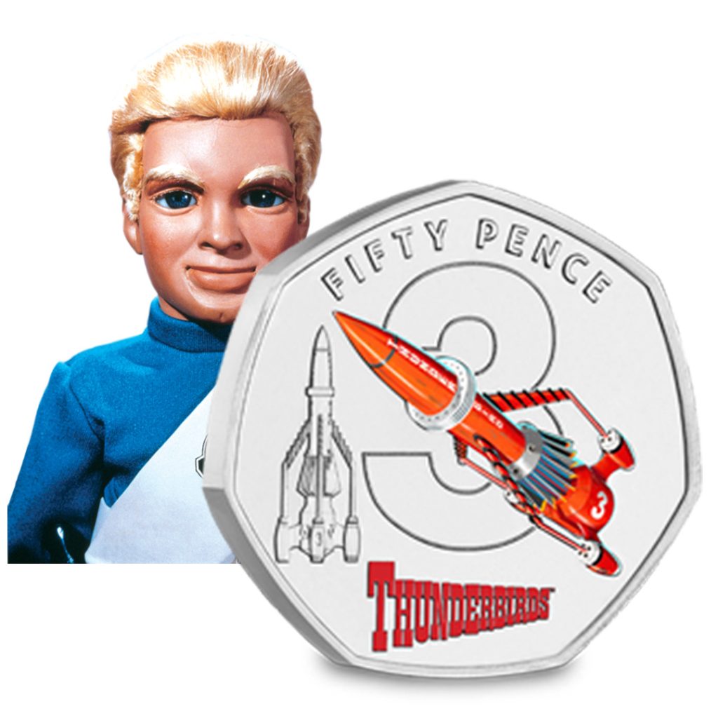thunderbirds 50p thunderbird 3 alan 1024x1024 - The World&#8217;s First Thunderbirds 50p Coins