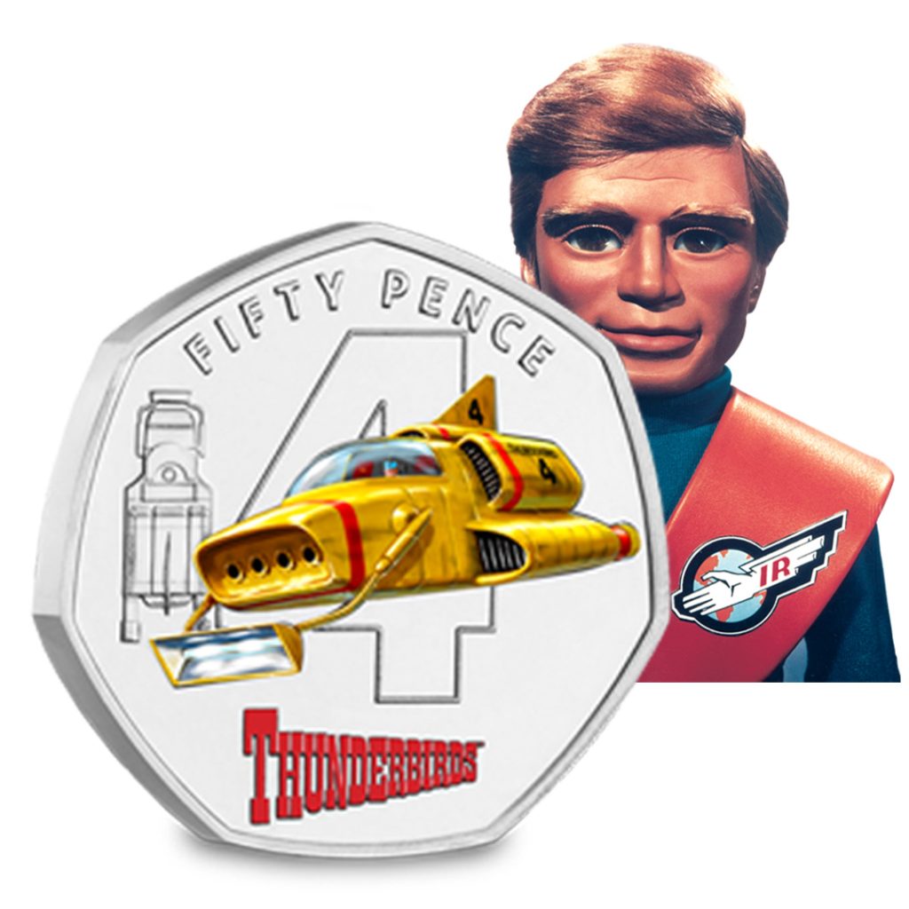 thunderbirds 50p thunderbird 4 Gordon 1024x1024 - The World&#8217;s First Thunderbirds 50p Coins