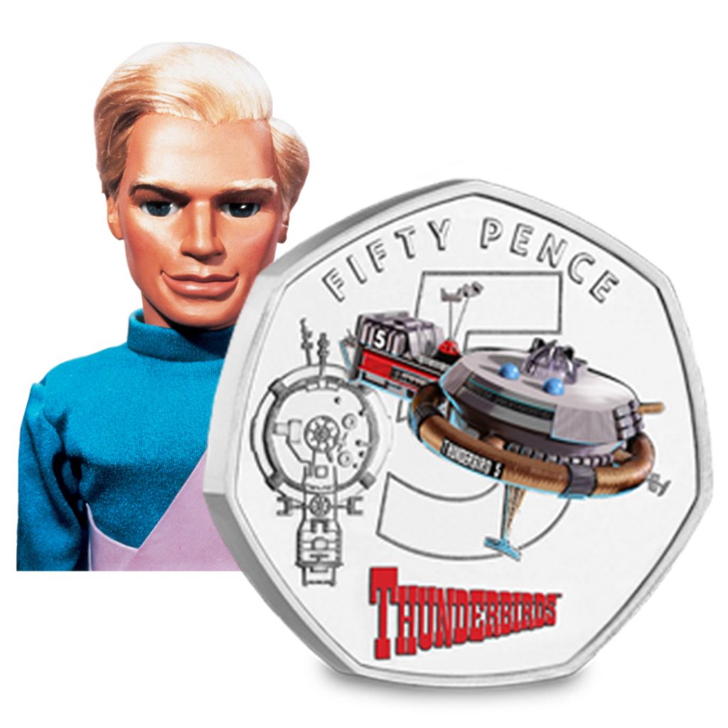 thunderbirds 50p thunderbird 5 John 1024x1024 - The World&#8217;s First Thunderbirds 50p Coins
