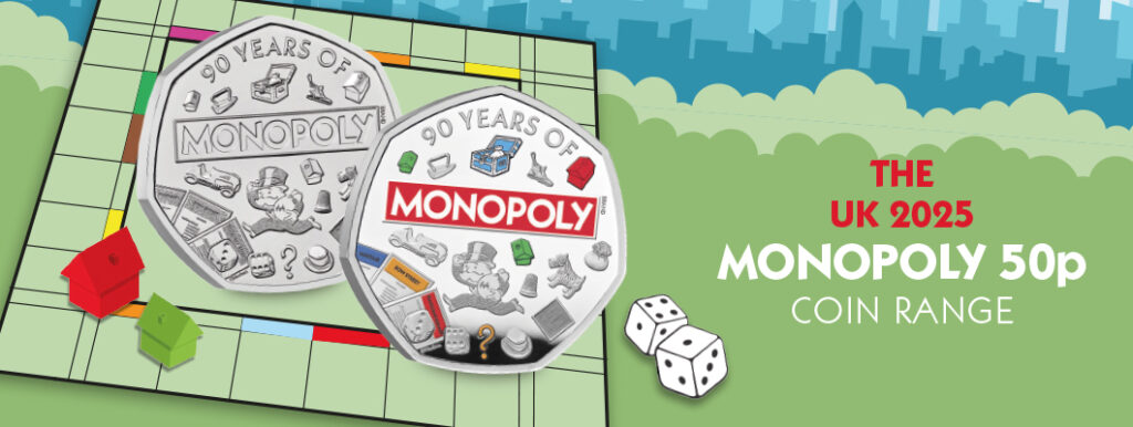 UK 2025 Monopoly 50p Coin Range digital assets DY 12 1024x386 - Celebrating 90 Years of MONOPOLY – A Collector’s 50p Treasure
