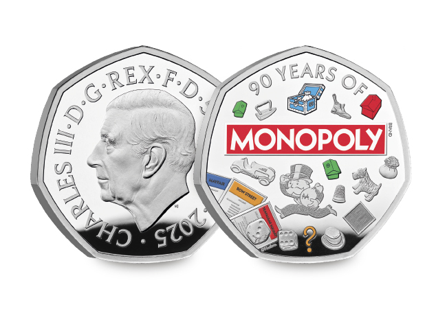 UK 2025 Monopoly 50p Coin Range digital assets DY 5 - Celebrating 90 Years of MONOPOLY – A Collector’s 50p Treasure