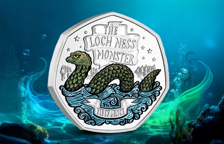 Lochness Discover the Myths and Legends 50p Coin Range - Britain’s BIGGEST Myths and Legends Come to Life on BRAND NEW 50p Collection