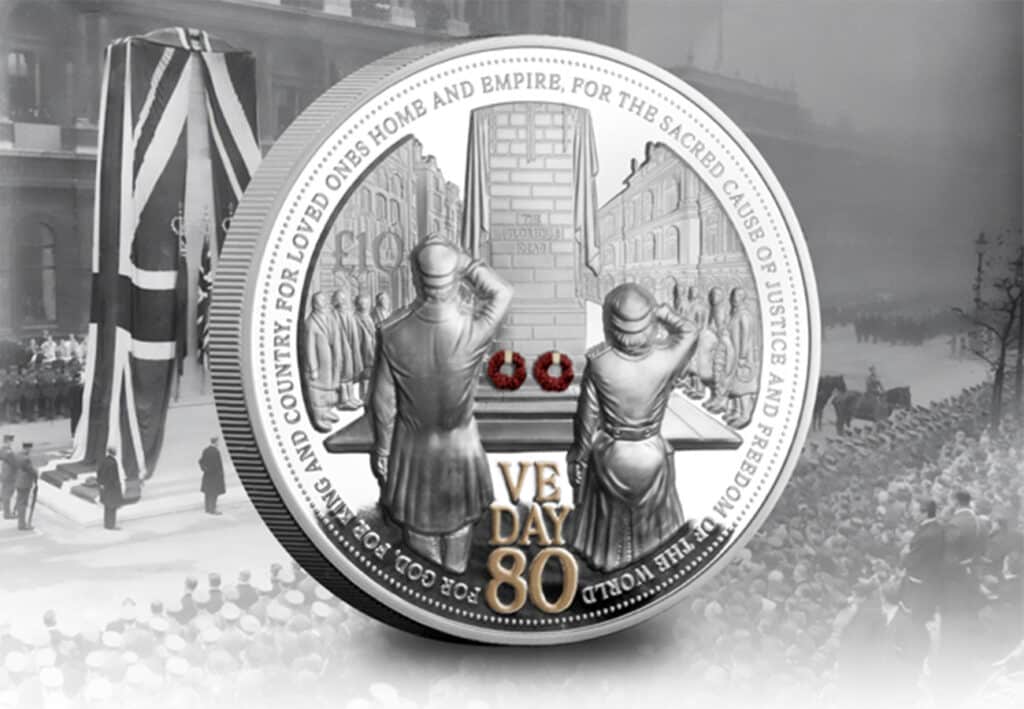 RBL Masterpiece Cenotaph 1024x709 - The VE Day Masterpiece Poppy® 5oz Silver Proof Coin: A Lasting Tribute to Remembrance